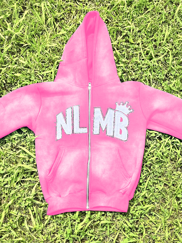 *Pre-Order* Pink "NLMB" Zip-Up