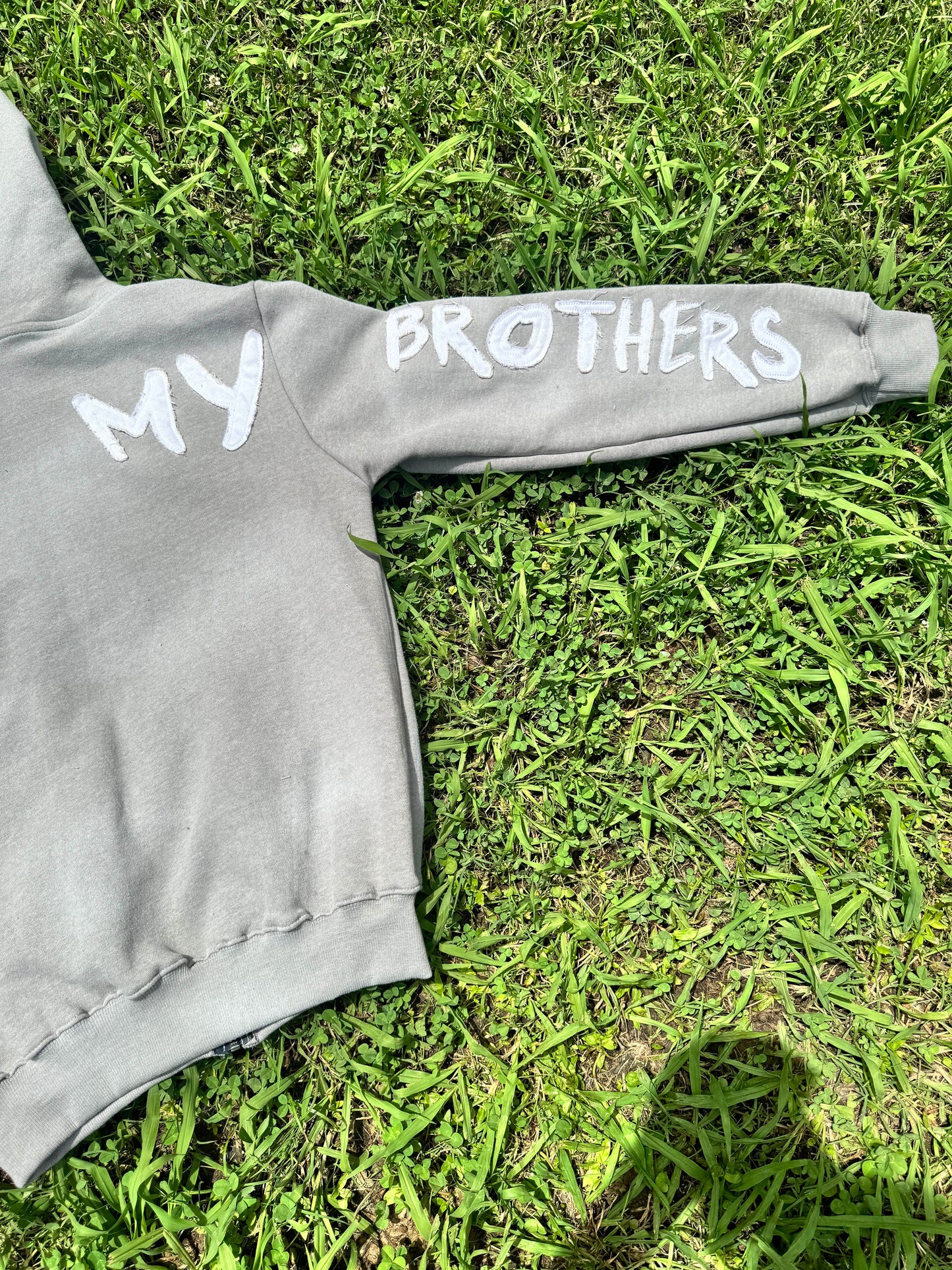 *Pre-Order* Grey "NLMB" Zip-Up